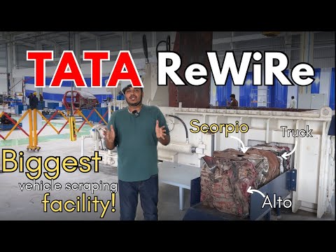 Tata Motors ReWiRe- biggest in Maharashtra |Vehicles scrap kaise krte hai | Benefits? | CarComparos