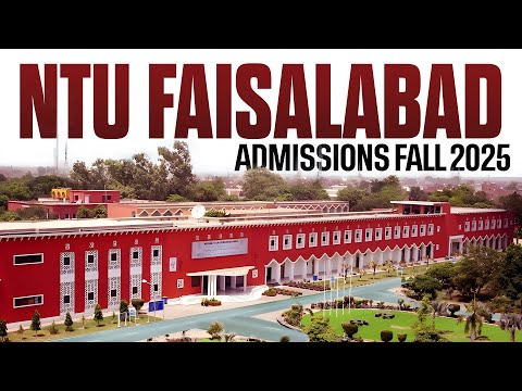 National Textile University (NTU) Faisalabad Admissions Fall 2025 :: Complete Details