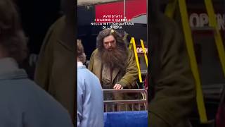HAGRID e HARRY avvistati nella metropolitana di Londra 🥹✨che emozioneee #harrypotterita