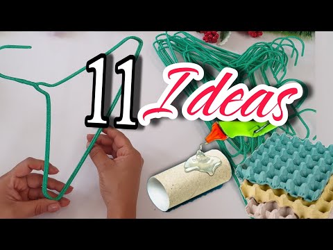 11 INCREÍBLES Ideas ÚTILES Reutilizando MATERIALES♻️ Fácil y Funcional👌Sin gastar💰Best out of Waste