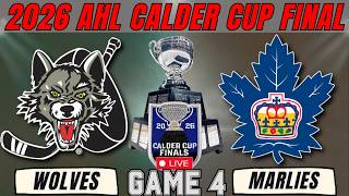 Toronto Marlies vs Chicago Wolves LIVE AHL Calder Cup Playoffs Game 4 Reactions!