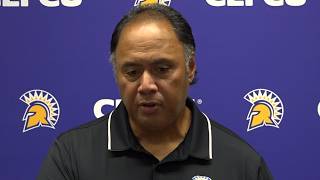 San José State Football Weekly Press Conference (Cal Poly)