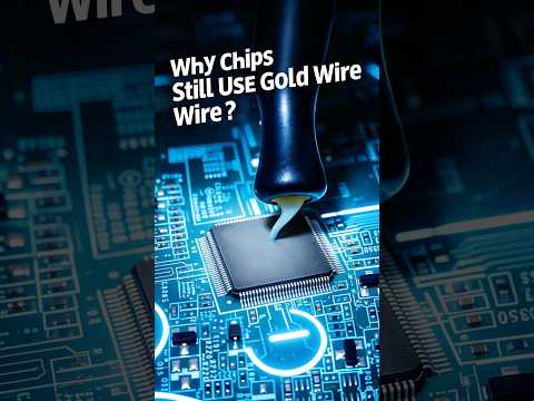 Why Chips Still Use Gold Wire? #didyouknow #knowledge #asmr #youtube #engineering #howthingswork