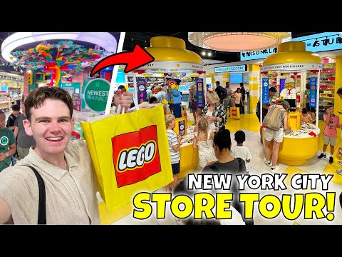 TOUR of the 5th Avenue LEGO Store in NYC!