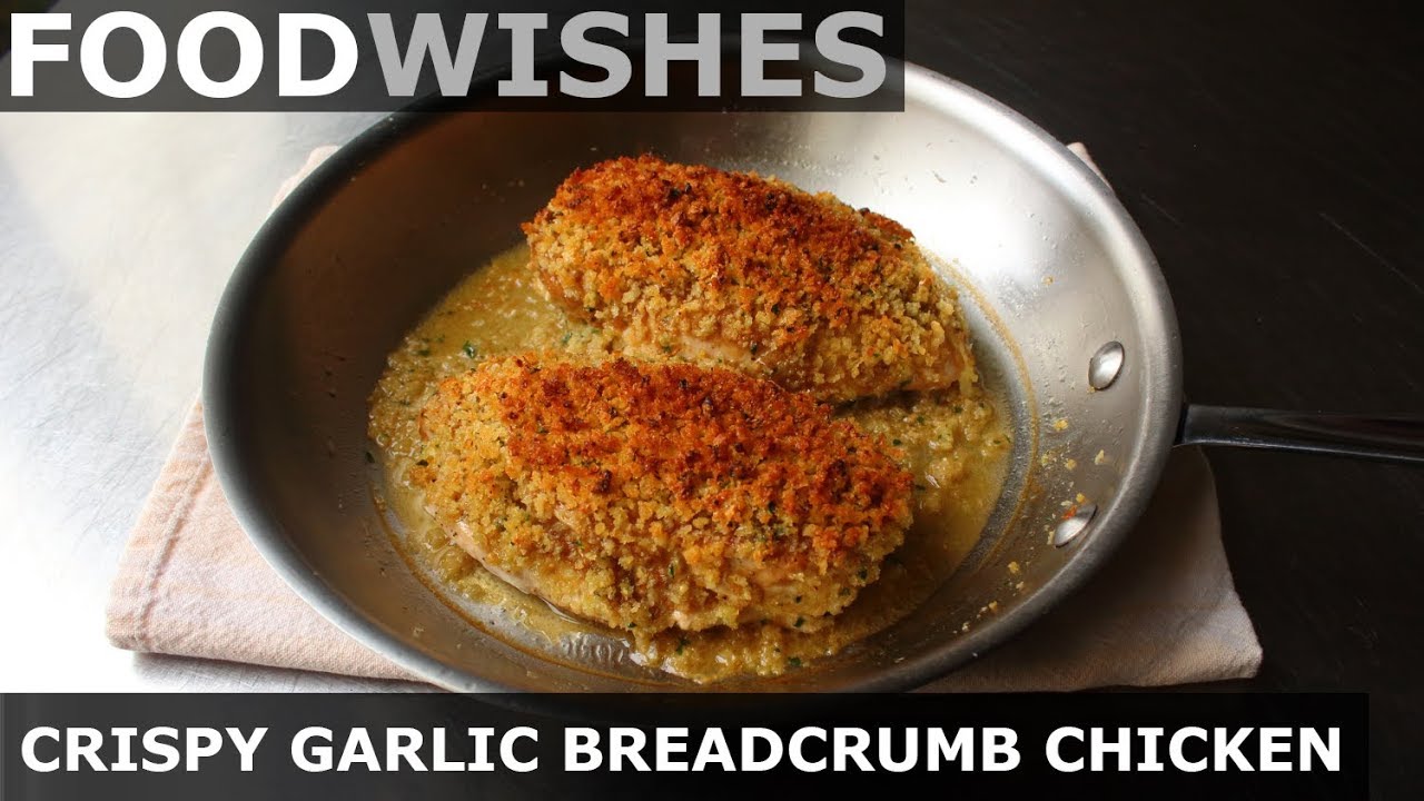Crispy Garlic Breadcrumb Chicken