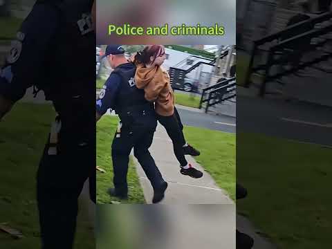 Funny poilce and criminals #police #funny #fyp#usa#cops