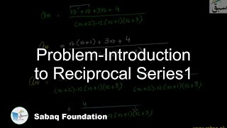 Problem-Introduction to Reciprocal Series1