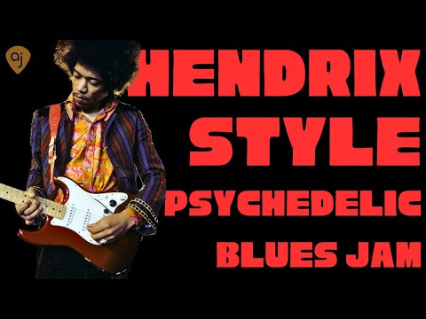Heavy Psychedelic Blues Jam in E • ALL LIVE Guitar Backing Track Inspired by Voodoo Child (Hendrix)