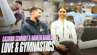 "I said I would never ever date another gymnast" 🤸‍♀️🤸‍♂️ | Casimir Schmidt & Naveen Daries