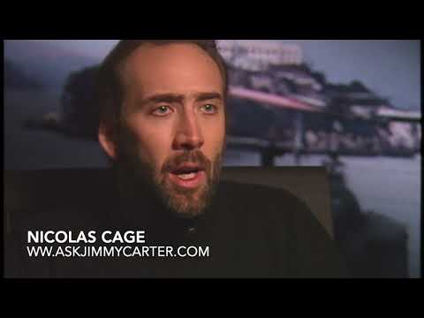 Nicolas Cage..The Rock..1996 talks about Connery and his career...with Jimmy Carter