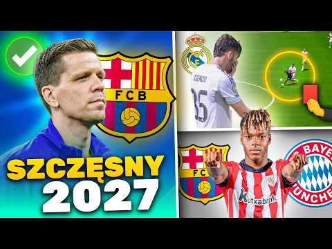 Wojciech Szczęsny ZOSTAJE w FC Barcelonie… to była głupia czerwona kartka! Nico Williams może wybier