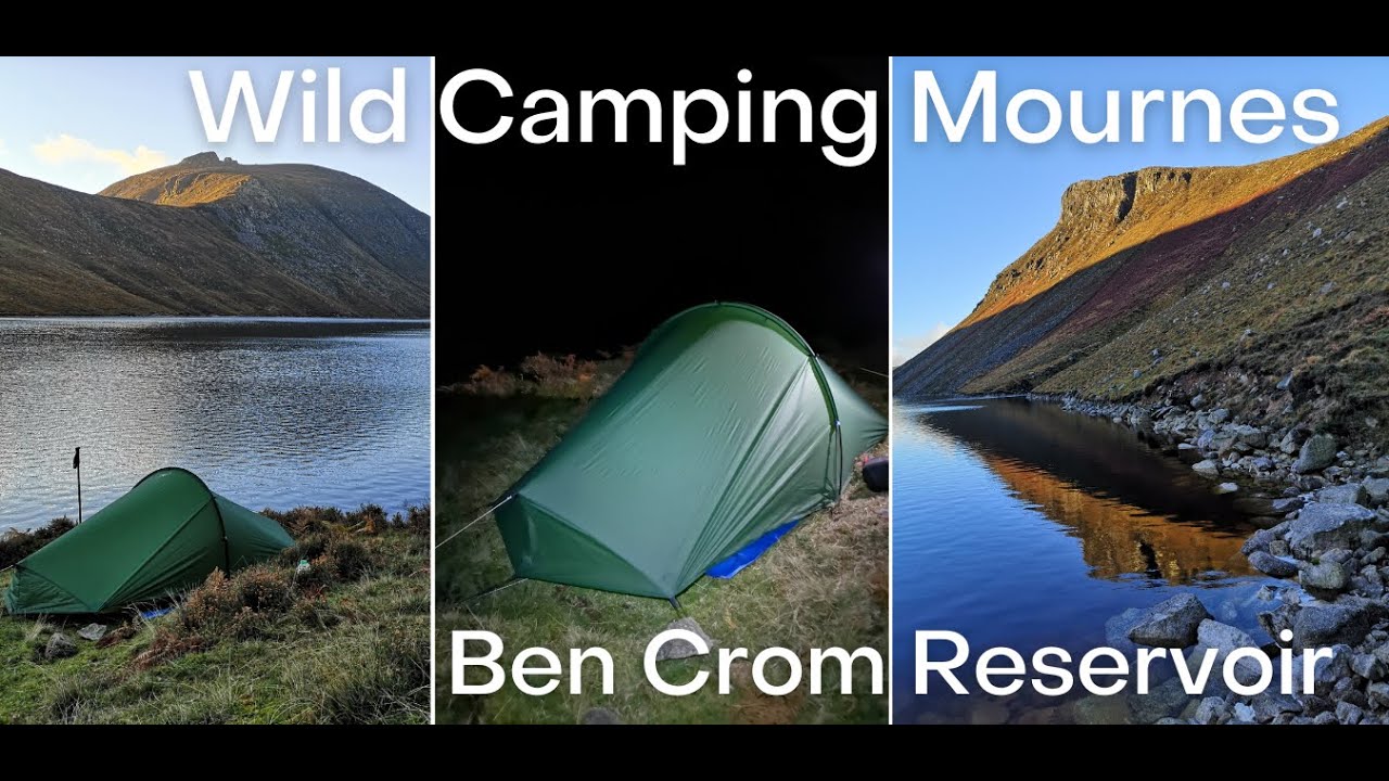 Wild Camping in Ireland | Ben Crom Reservoir | Mourne Mountains