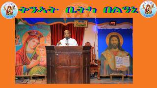 "ቅንኣት ቤትካ በልዓኒ"  ስብከት ብመም ሚኪኤለ ኣብርሃም ERITREAN ORTHODOX TEWAHDO CHURCH