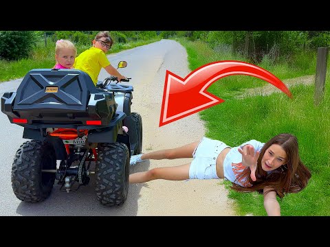 Am calcat o fata cu ATV-ul 😱