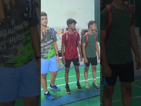 Aaj toh match day hai ๐๐ธ. #badminton #viral #shorts