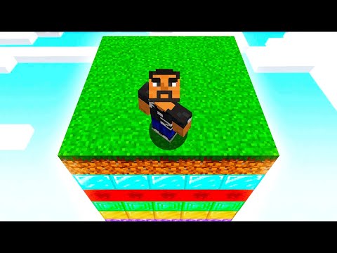 MINECRAFT pero el MUNDO es UN CHUNK por CAPAS