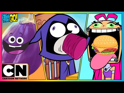 Teen Titans Go! | FEASTING With the Teen Titans | 🍕Food Episodes 🌮 | Part 1 | Cartoon Network Asia