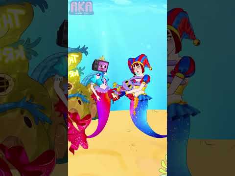 Help Baby Jax choose between Father Zombie or Mermaid Pomni? | Challenge | Funny Cartoon #shorts
