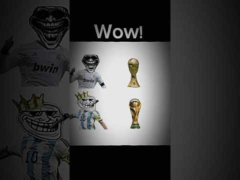 Ronaldo ๐ต๐น vs Messi ๐ฆ๐ท in the trophies ๐๐๐ฅ #shorts #messi #ronaldo