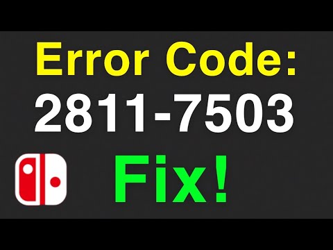 Nintendo Error Code 2811 5003 10 21