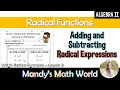 Exploring Adding and Subtracting Radical Expressions