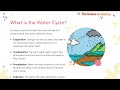 Water Cycle Concepts and Processes
