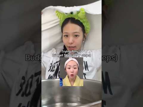 Trying Amyflamy’s budget skincare (7 steps)