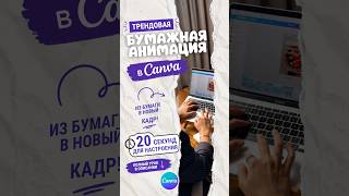 Трендовая бумажная анимация в Canva | Torn Paper Reveal