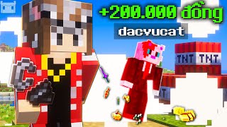 Tôi Là Người Đầu Tiên Gặt @dacvucat Trong Làng Hai Mặt SMP Minecraft