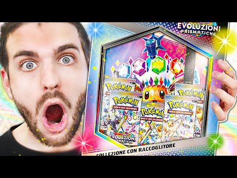 *INTROVABILE!* APRO LA COLLEZIONE POKEMON EVOLUZIONI PRISMATICHE CON ALBUM EEVEE! - Pokemon TCG