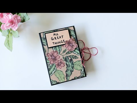 DIY Scrapbook Card Album: Unique Card Idea