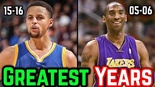 The Greatest Individual NBA Seasons Of All Time