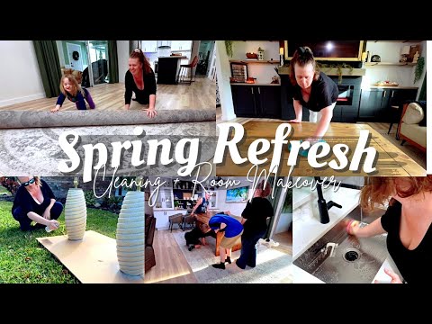 New Spring Reset! Cleaning + Room Makeover / Spring Cleaning Motivation and decorating ideas