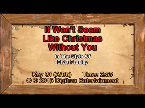 Elvis Presley – It Won’t Seem Like Christmas Without You (Backing Track)