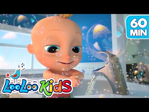 Stay Clean & Sing! 1-Hour "Wash Your Hands" Song Marathon with LooLoo Kids