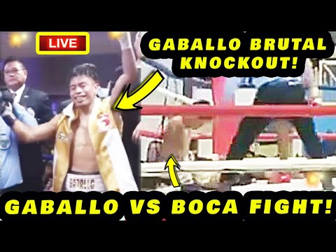 🔴 CONGRATS ❗ REYMART ASSASSIN GABALLO VS JENY BOY BOCA HIGHLIGHTS! KNOCKOUT!