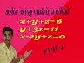 Matrix Inversion and Variable Solutions
