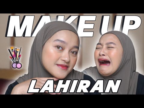 TRY ON MAKE UP UNTUK LAHIRAN NANTI !! AKU GAK SABAR BANGET🥰