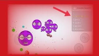 |Agar.io| How to be top 3 easy and fast without a team