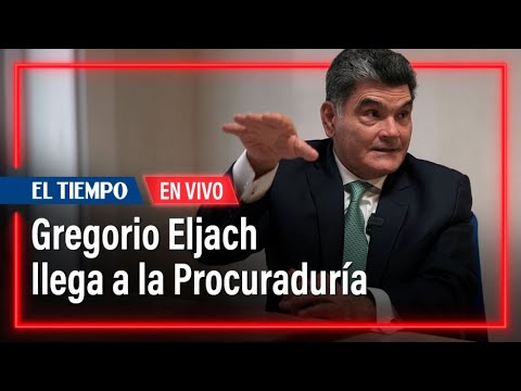 Gregorio Eljach llega a la Procuraduría con promesa de no hacer barrida burocrática