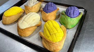 RECETA DE PAN CONCHAELOTE PAN DULCE