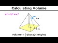 Volume Formulas and Calculations