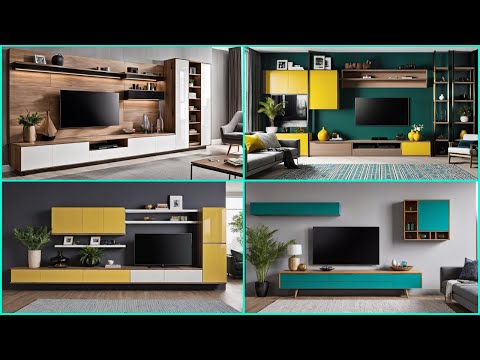 Latest TV Cabinet Designs 2024 | Modern TV Unit Cabinet Wall Design | Modern TV Cabinet Design Ideas