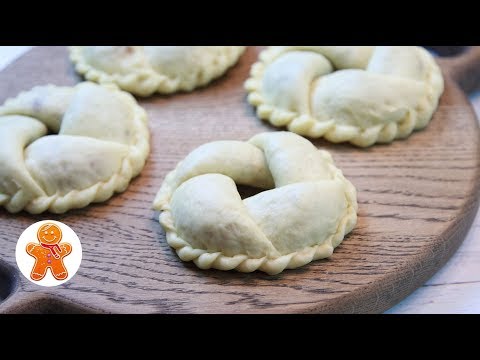 Плетеные булочки с разными начинками