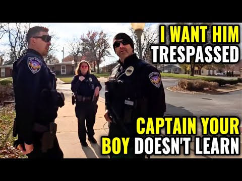 Dumb Cops Get Owned Again! Karen Calls Feelings Police And Backfires! First Amendment Audit