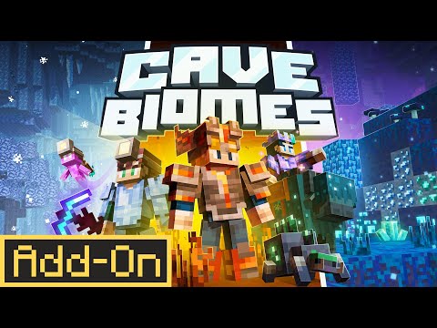 Review do Cave Biomes Addon - Minecraft PE (Bedrock)