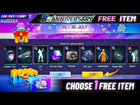 8 ANNIVERSARY🤩ইভেন্ট থেকে🔥ইমোট 🤩 নিয়ে নাও || OB49 UPDATE FREE FIRE || FREE FIRE 8 ANNIVERSARY