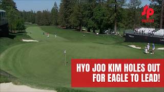 Hyo Joo Kim HOLES OUT for EAGLE to Lead! 🤯 | Fortinet Founders Cup Highlights