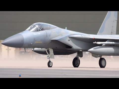 Plane Spotting: Fighter Jets Take Off | F-5, F-16 Fighting Falcon, F-15 Eagle