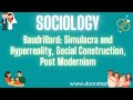 Simulacra and Postmodernism Concepts